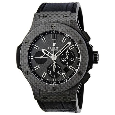 hublot big bang all black carbon fiber|Hublot big bang full carbon.